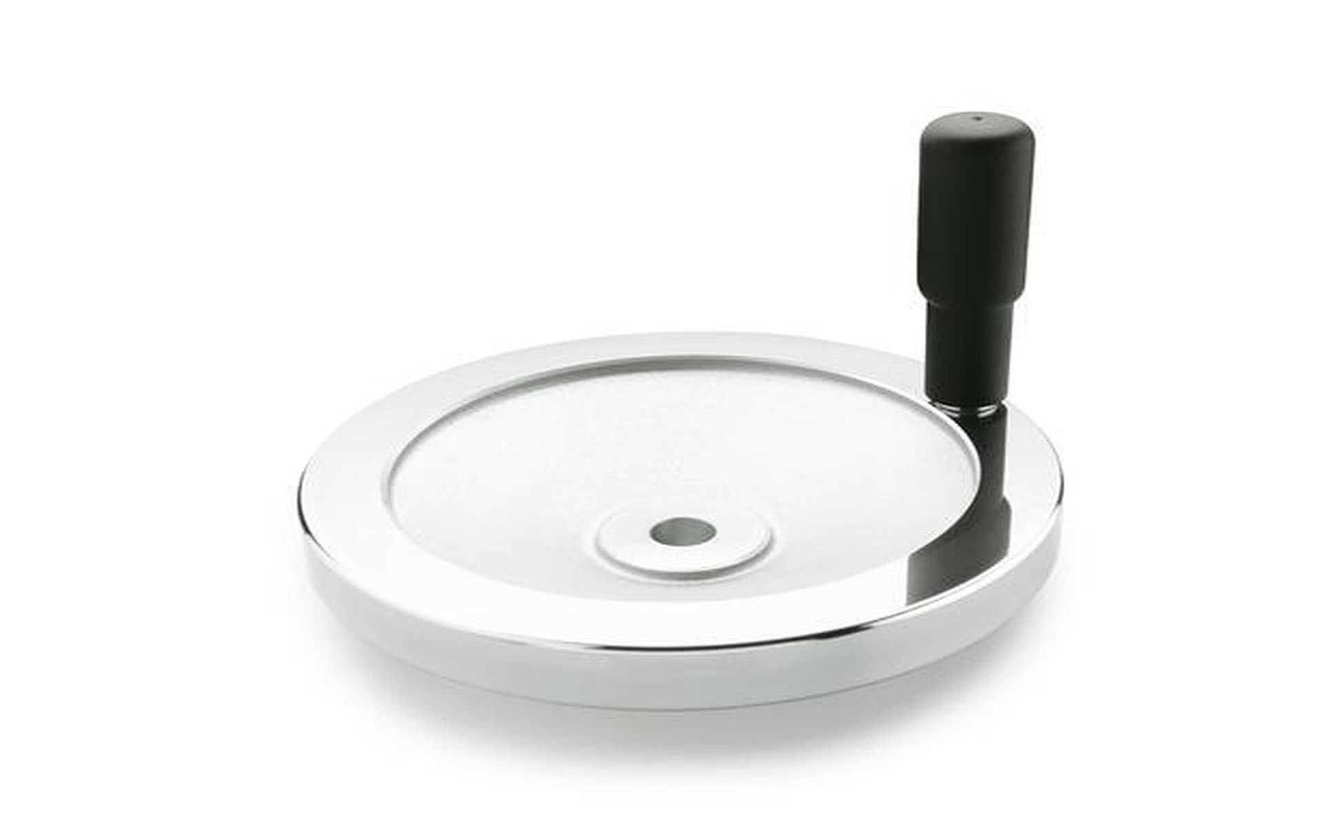 Disc handwheels with rotating handle, bright, polished wheel rim | 10 ...