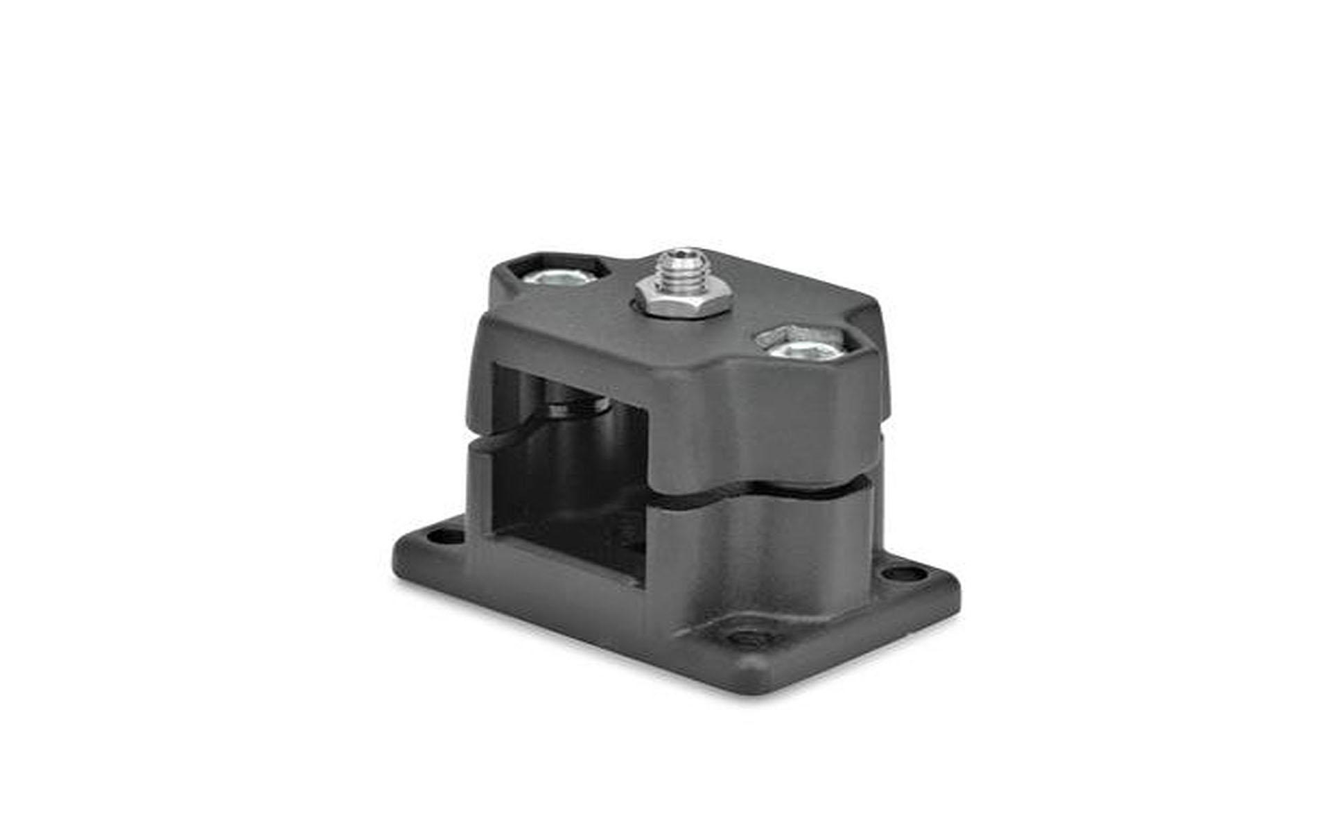 Rastschlitten mit federndem Druckstück, Aluminium