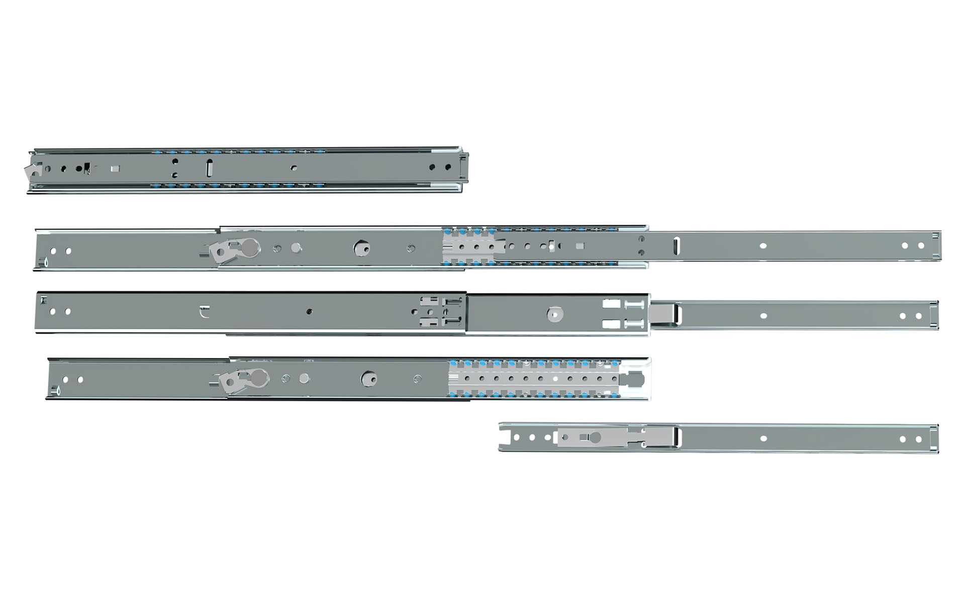 Telescopic slide over extension Series 044 | up to 70 kg | Schock Metall MODULAR