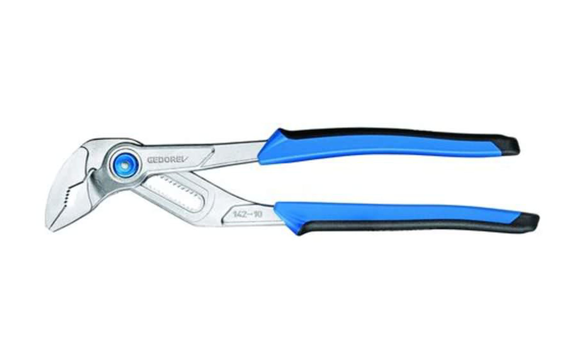 Universal pliers chrome-plated, with 2-component handles