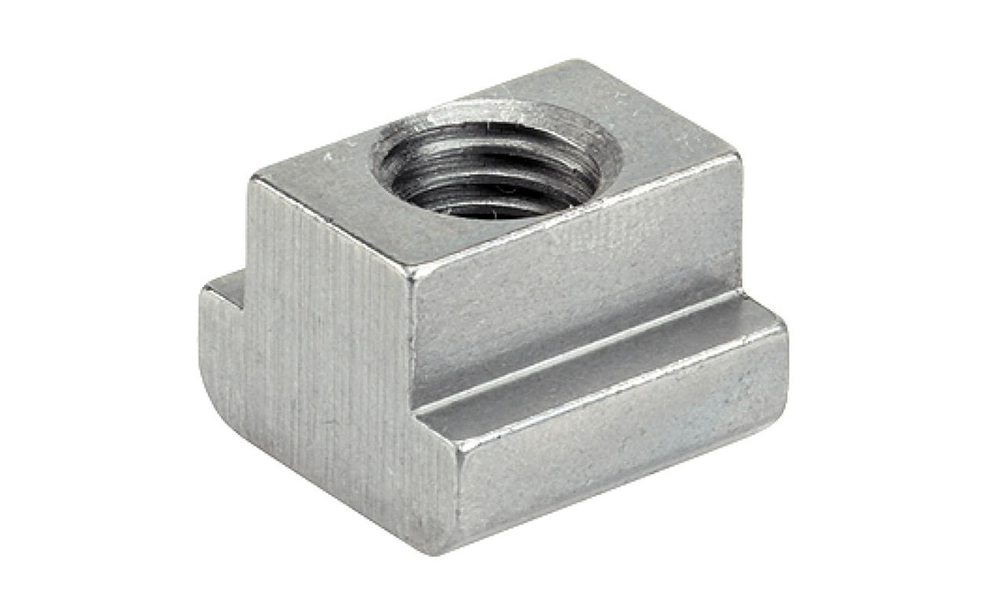 Muttern, für T-Nuten, Vergütungsstahl, Güte 8, blank