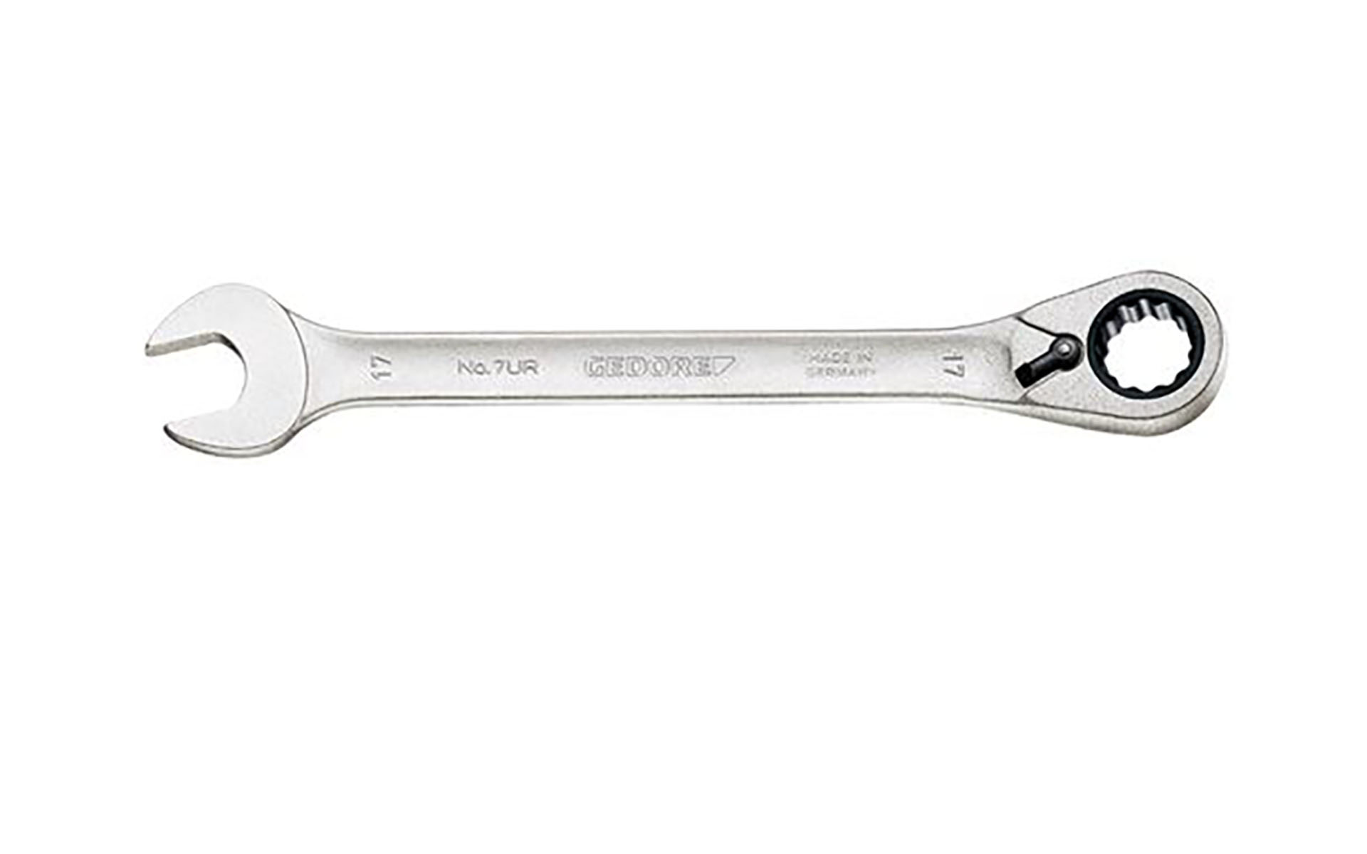 Gedore - Open-end wrench with ring ratchet, reversible