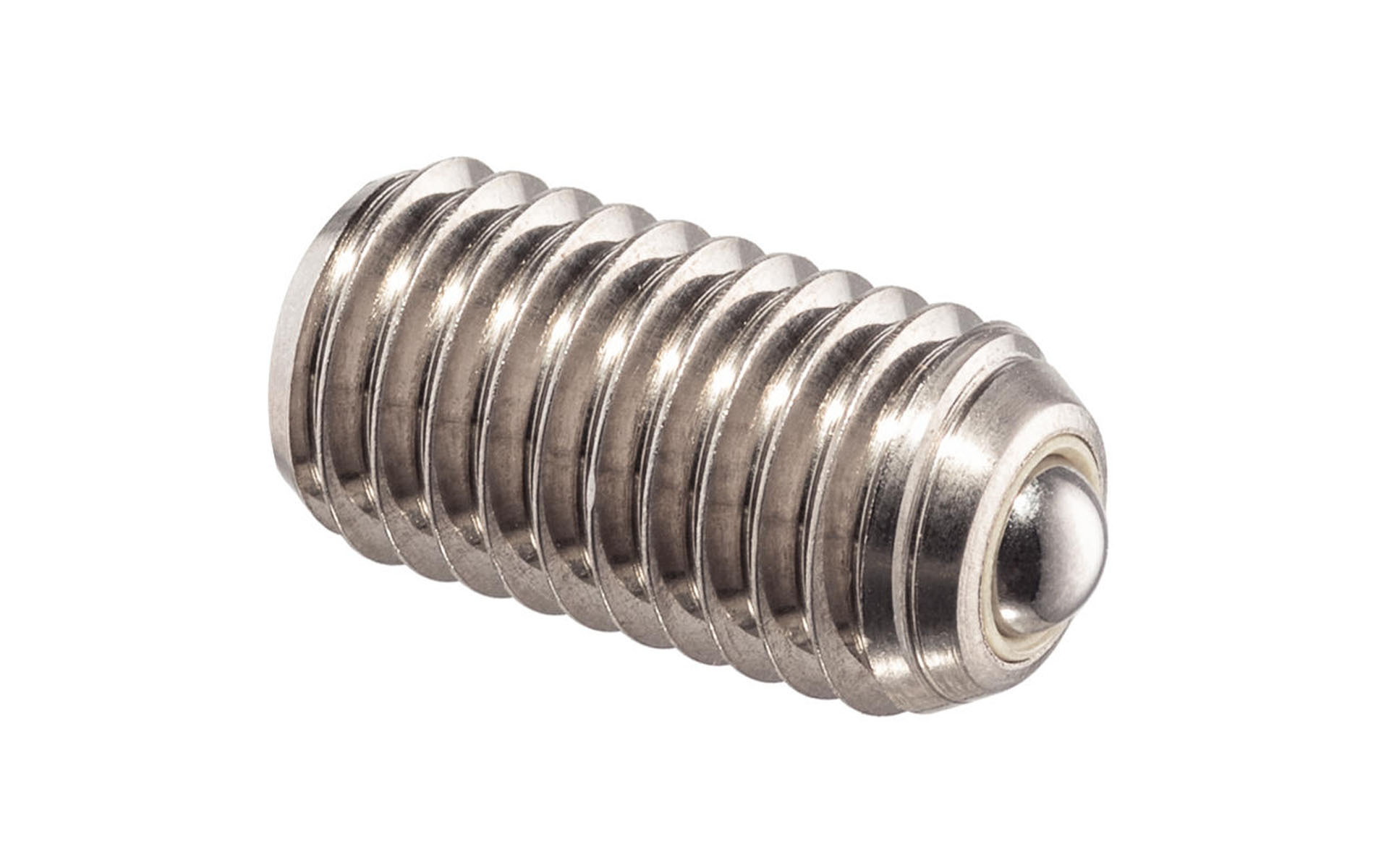 Kugelrollen, einschraubbar, gleitgelagert, Edelstahl
