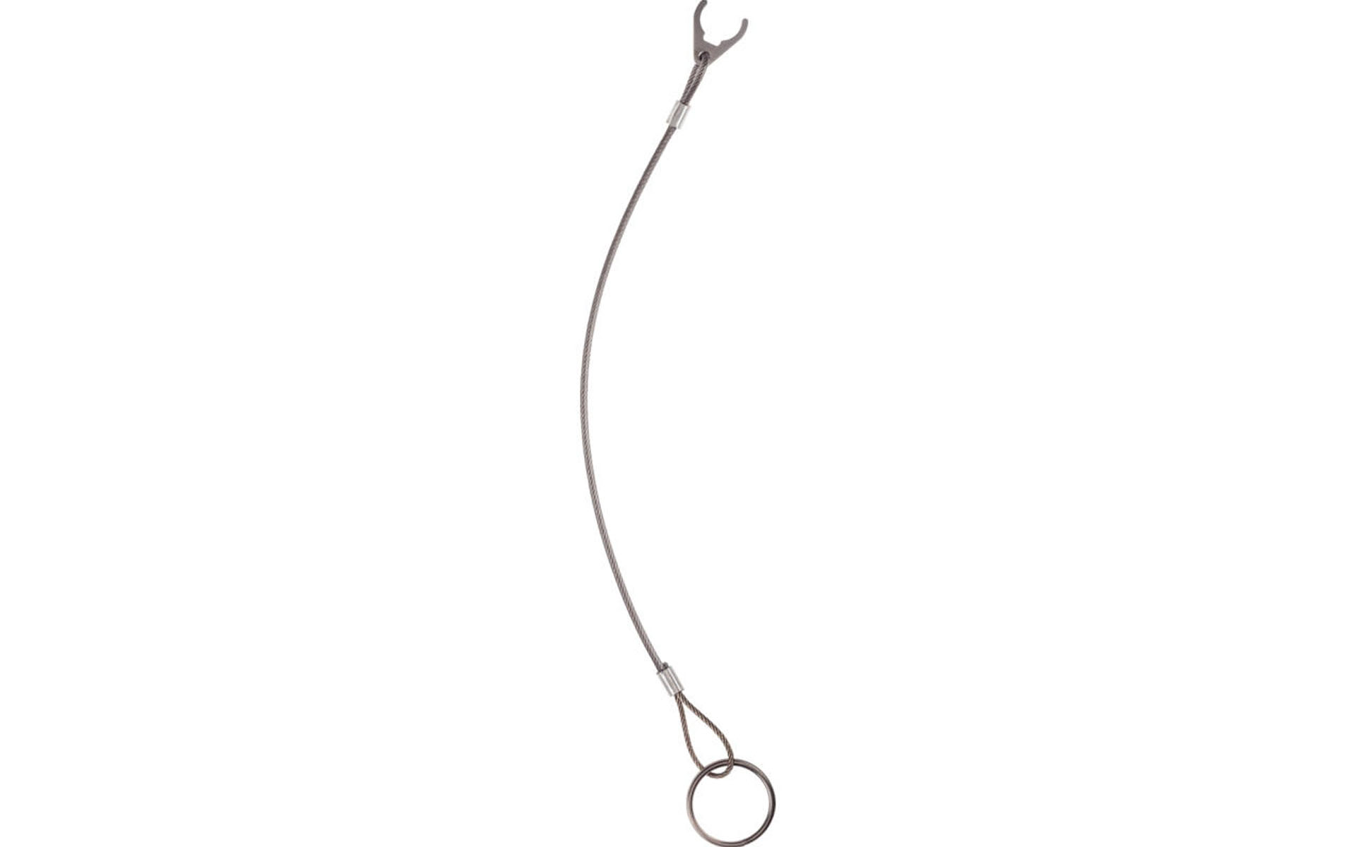 Halteseile, Edelstahl, mit Halteclip und Befestigungsring, Thermoplast PA 6, ummantelt